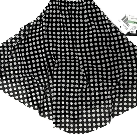 COCO REEF Riviera Dot Aura Mesh Ruffle Crop Tankini Swimsuit Bikini Black 34DD - Picture 4 of 15